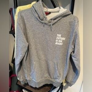 The future Is On Mars Mens Hoodie Medium